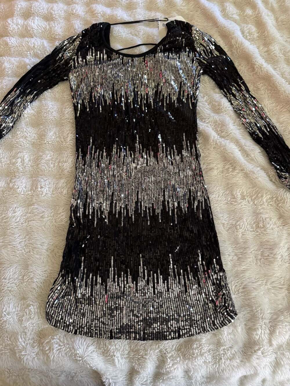 Babe Society Black And Silver Sequins Size Large